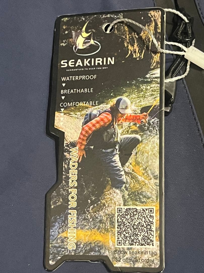 【未使用品】SEAKIRIN フィッシングカヌー用ウェーダー ドライスーツ
