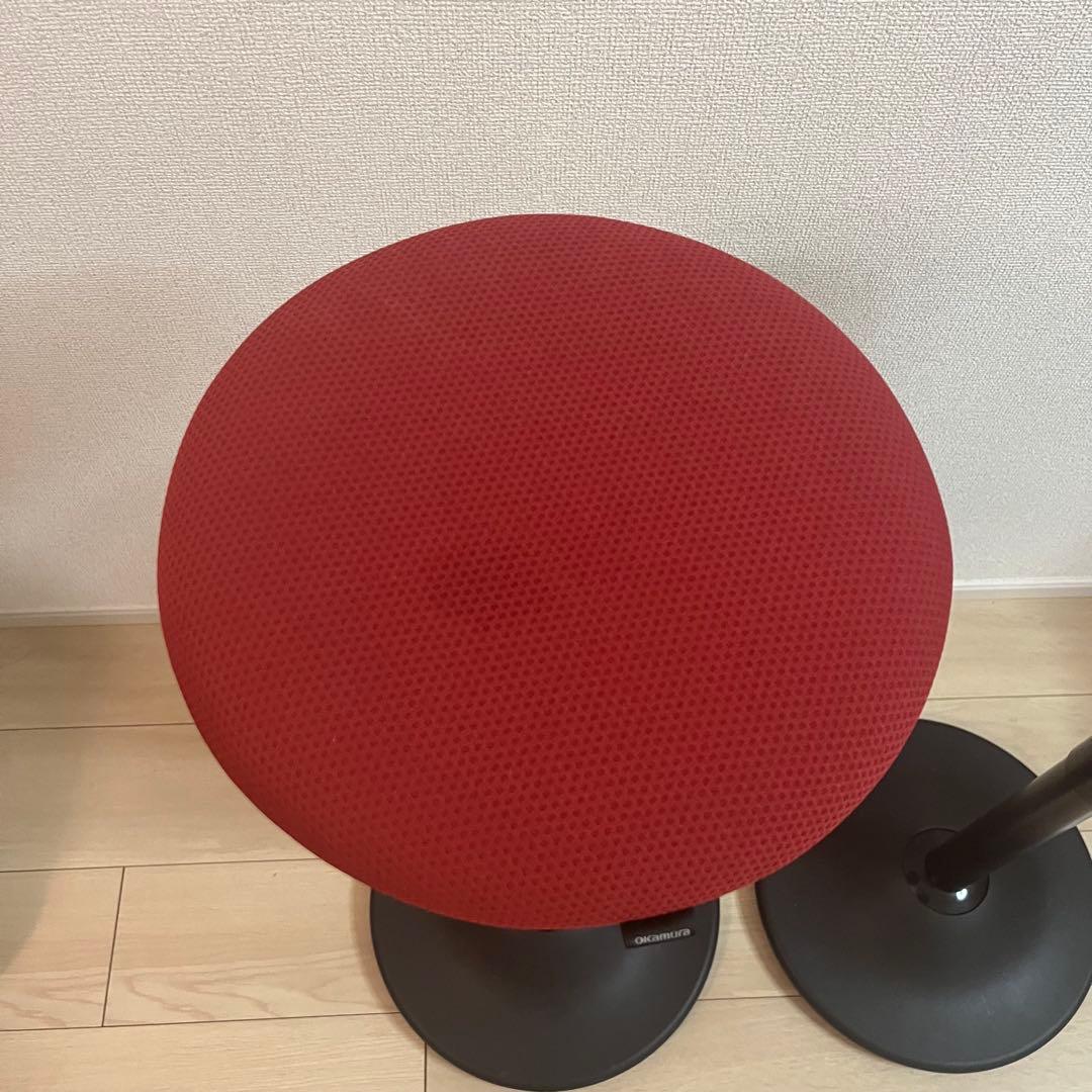 ✨【良品】オカムラ ピルエット スイング脚スツール L122EA 2脚✨