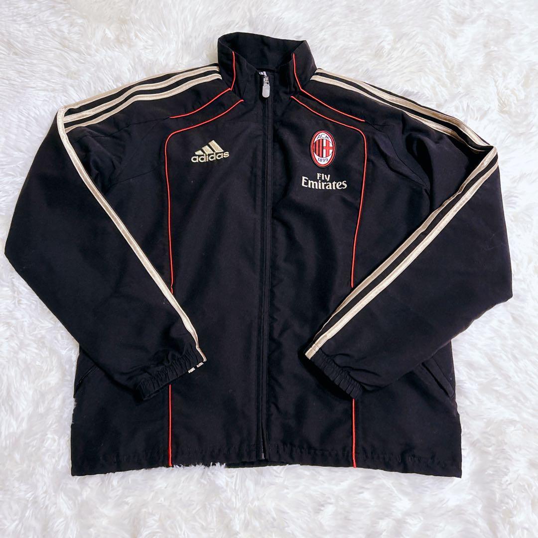 ACミラン ジャージセット adidas 黒 160