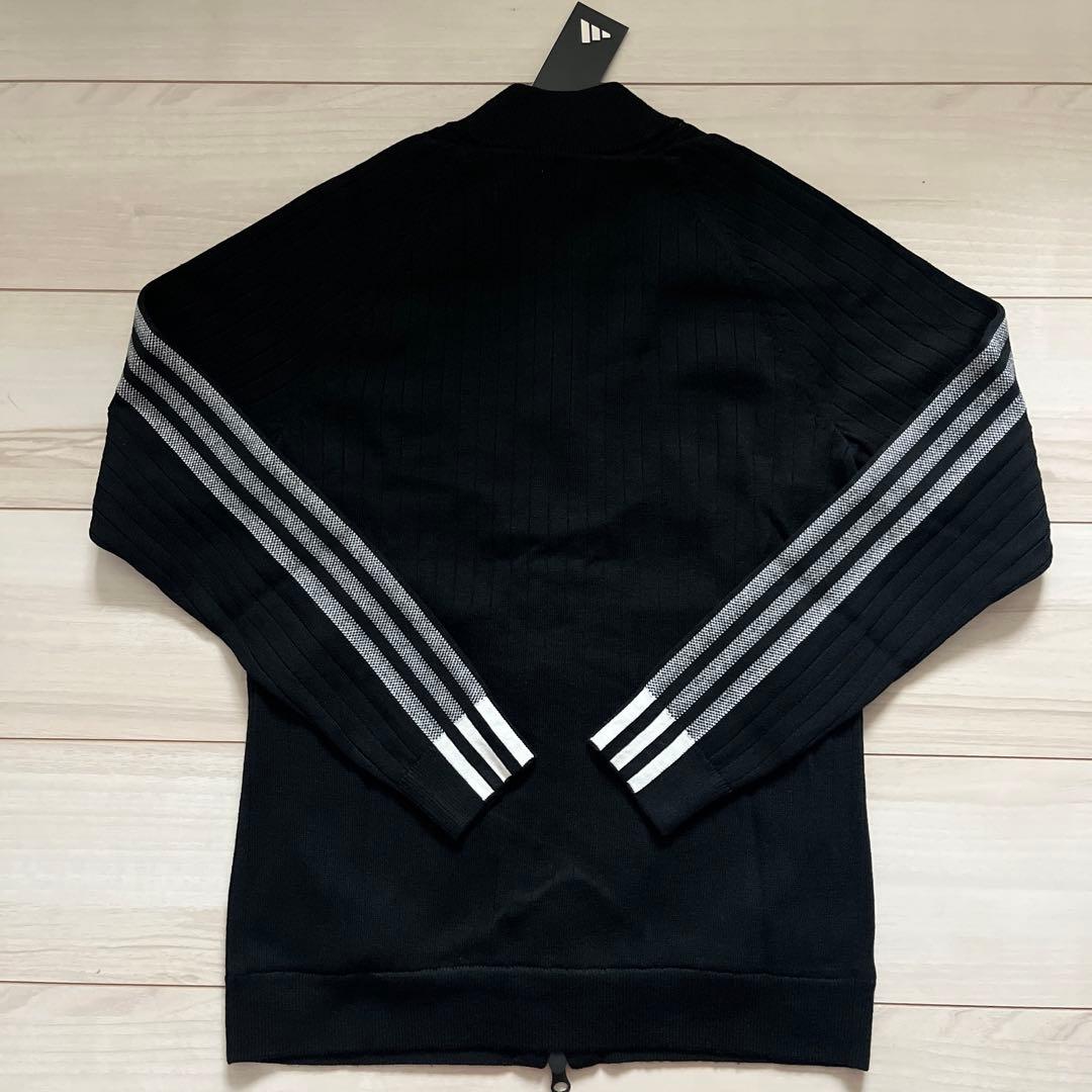 新品　アディダス　ゴルフ　防風　ニット　ジャケット／スカート　上下　M 黒白