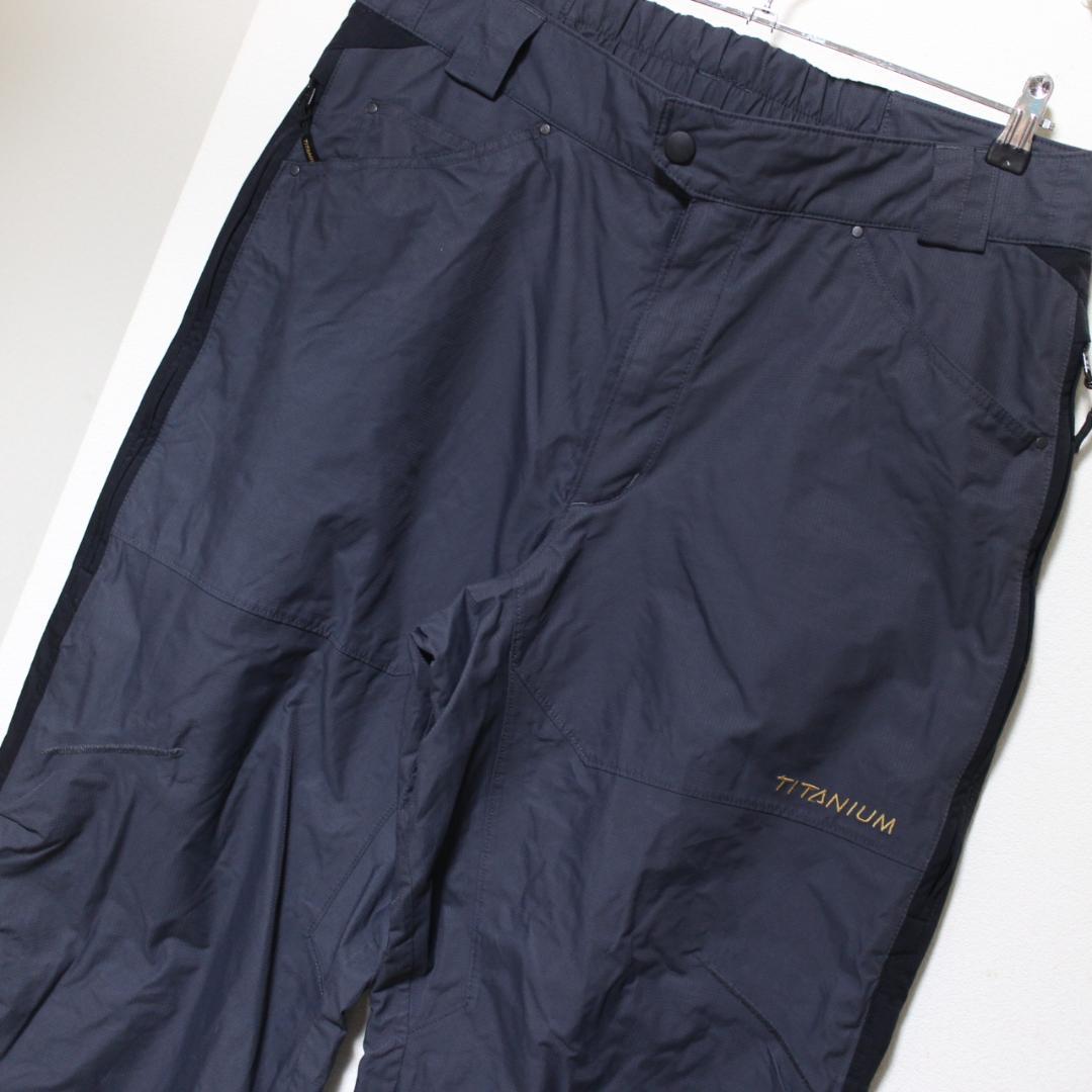 【美品】US輸入【L】コロンビア TITANIUM 透湿防水 スノーボードパンツ