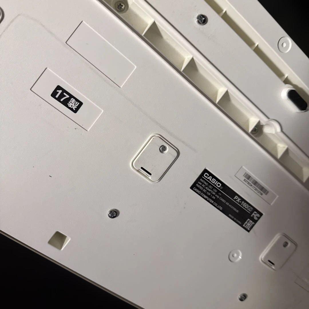 格安 カシオ 電子ピアノ PX-160GD 2017年製 88鍵盤 キーボード