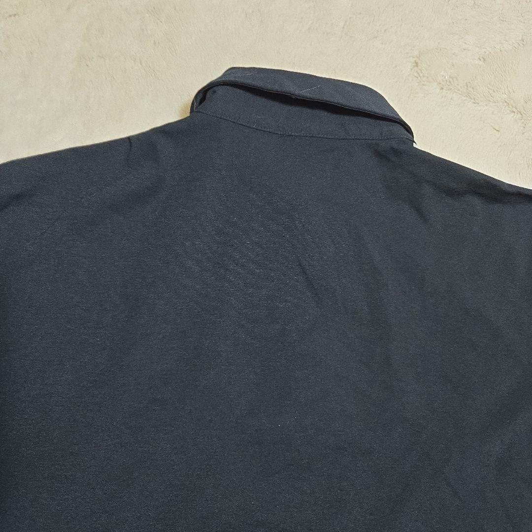 希少 DESCENTE デサント ゴルフ 半袖ポロシャツ ブラック/ホワイト M