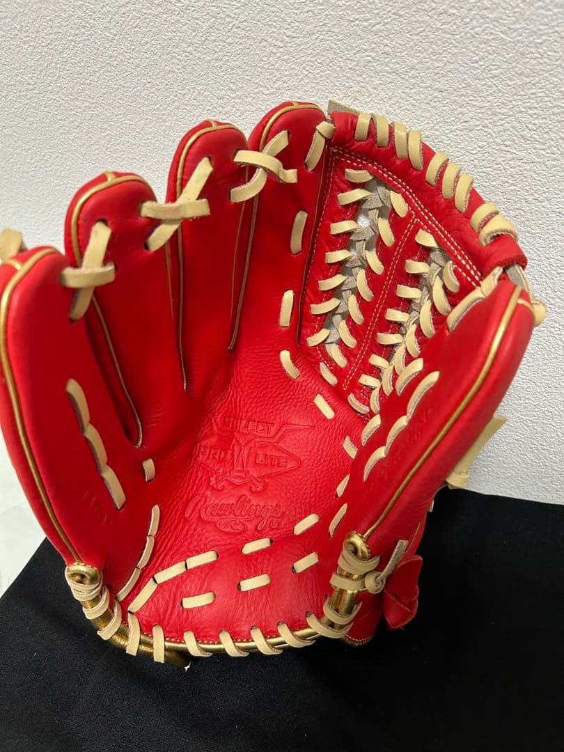 Rawlings Select Pro Lite 赤 軟式グローブ