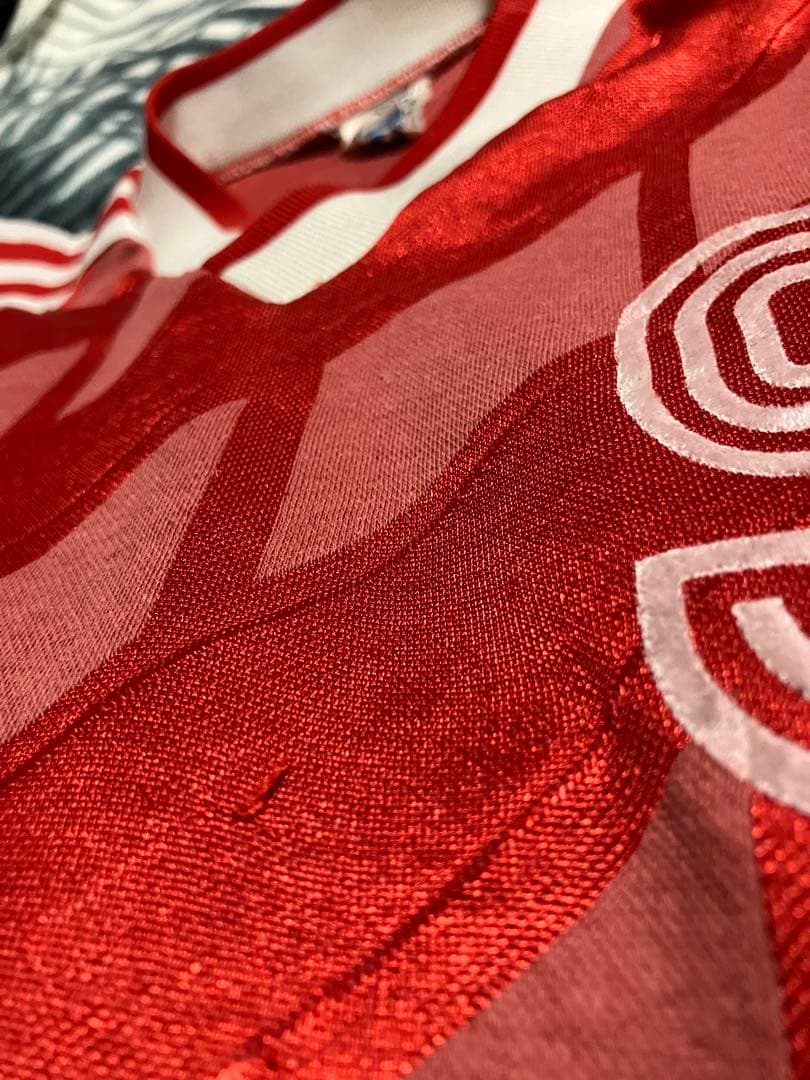 80年代 ビンテージ adidas 西ドイツ製 サッカー ユニフォーム 赤