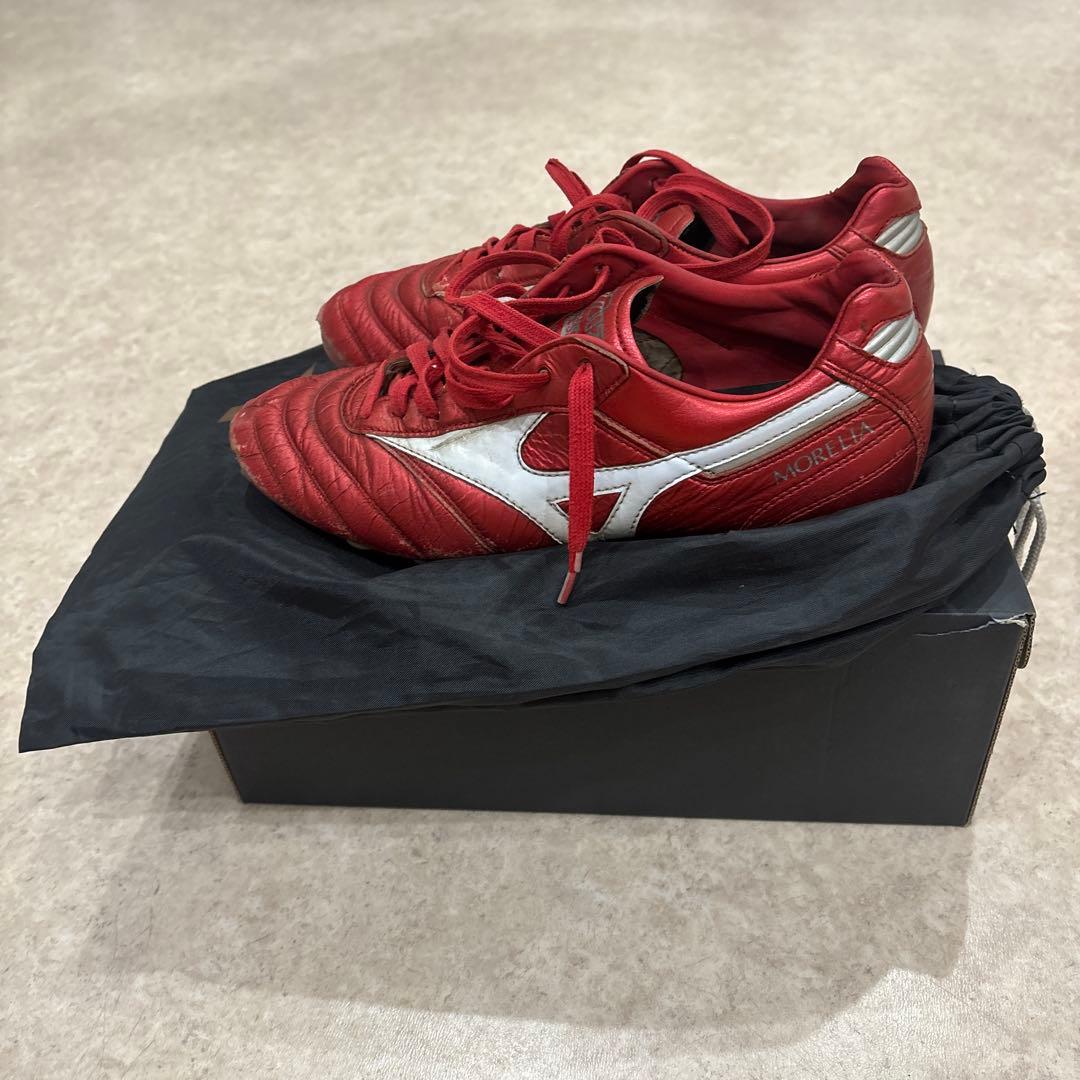 Mizuno Morelia 2 赤色 限定色 袋と箱付き