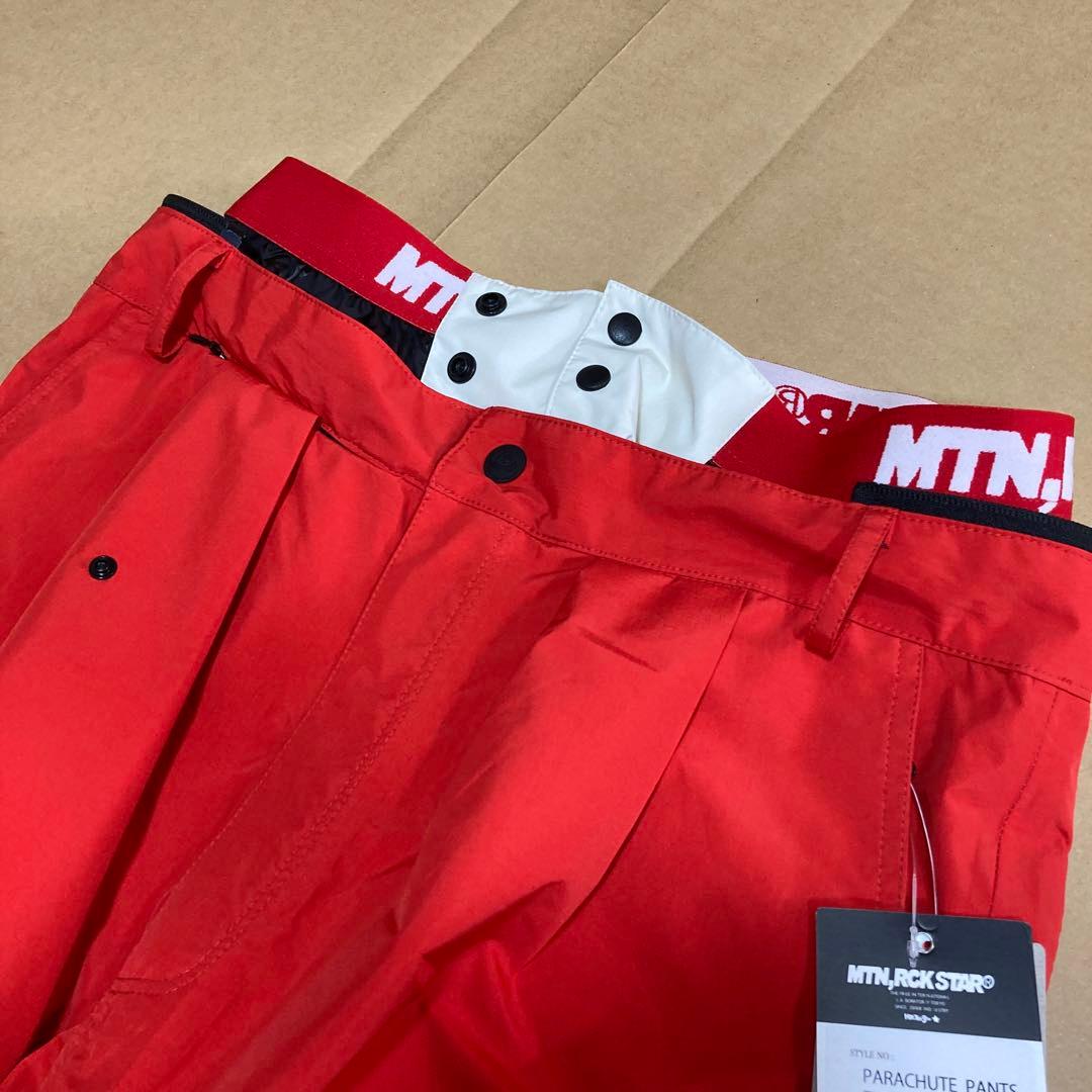 MTN.RCK STAR パラシュートパンツ Fiery Lサイズ 25-26
