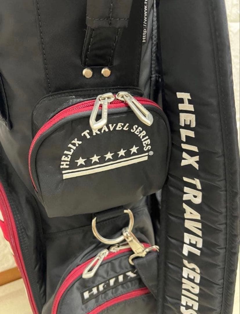 美品 HELIX TRAVEL SERIES キャディバッグ キャスター付 レア