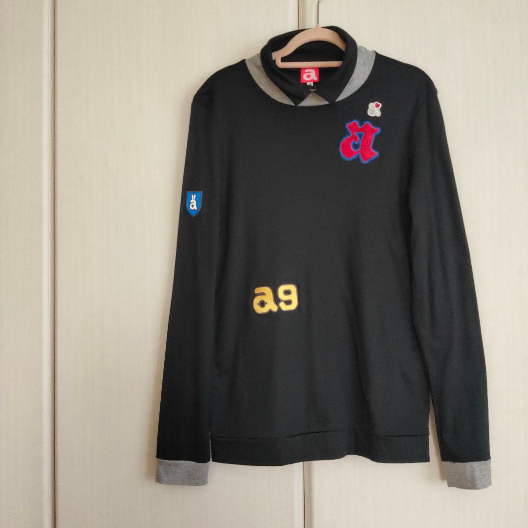 アルチビオ襟付カットソー長袖38M黒MASTERBUNNYEDITIONスカート