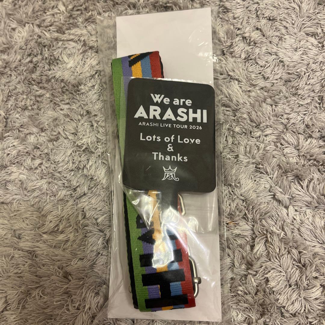 We are ARASHI グッズ　非売品　スマホショルダー　ポストカード