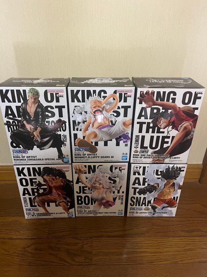 ワンピース KING OF ARTIST フィギュア 6種セット まとめ売り