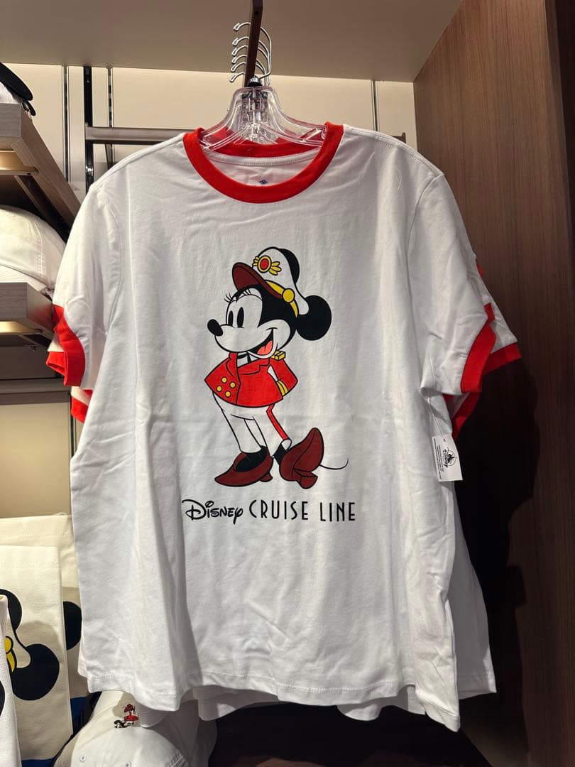 キャプテンミニーちゃんTシャツ　ディズニークルーズアドベンチャー号限定