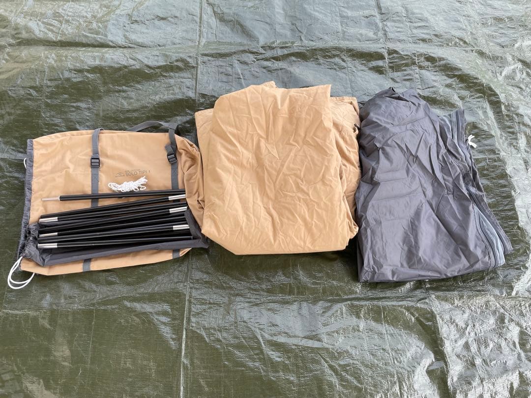 BUNDOK SOLO TIPI 1 キャンプテント中古