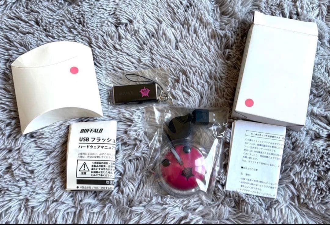 Vanilla　hide　3点セット　USB２種　マウス