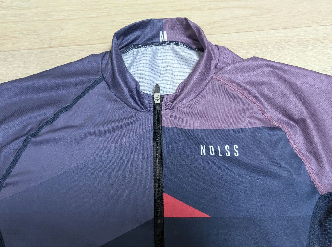 NDLSS FAST Mサイズ サイクルジャージ ネイビー　パープル