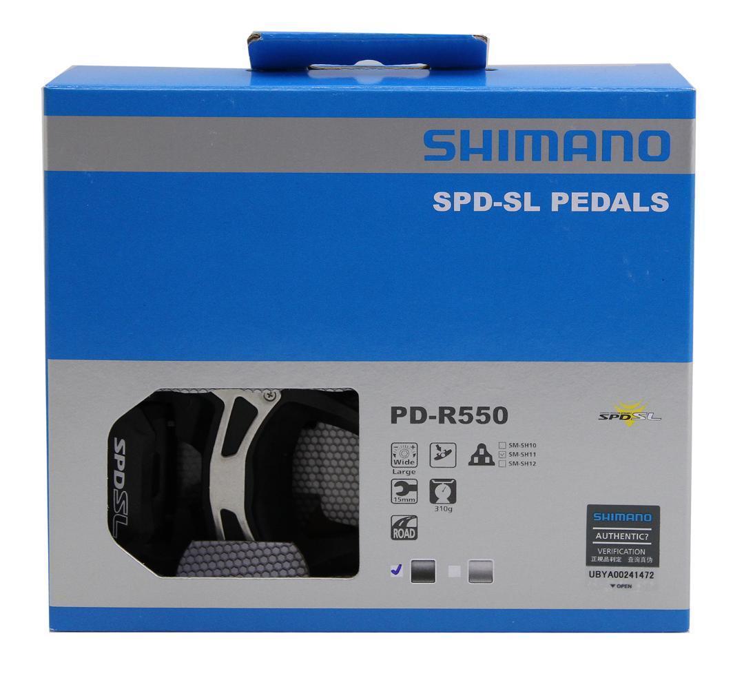 シマノ ペダル(SPD-SL) PD-R550-L ブラック EPDR550L
