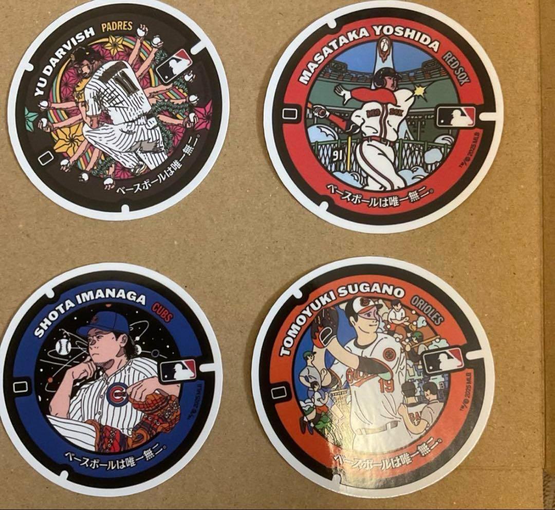 ⭐️期間限定価格⭐️【非売品】12種類コンプリートMLB マンホール限定ステッカー