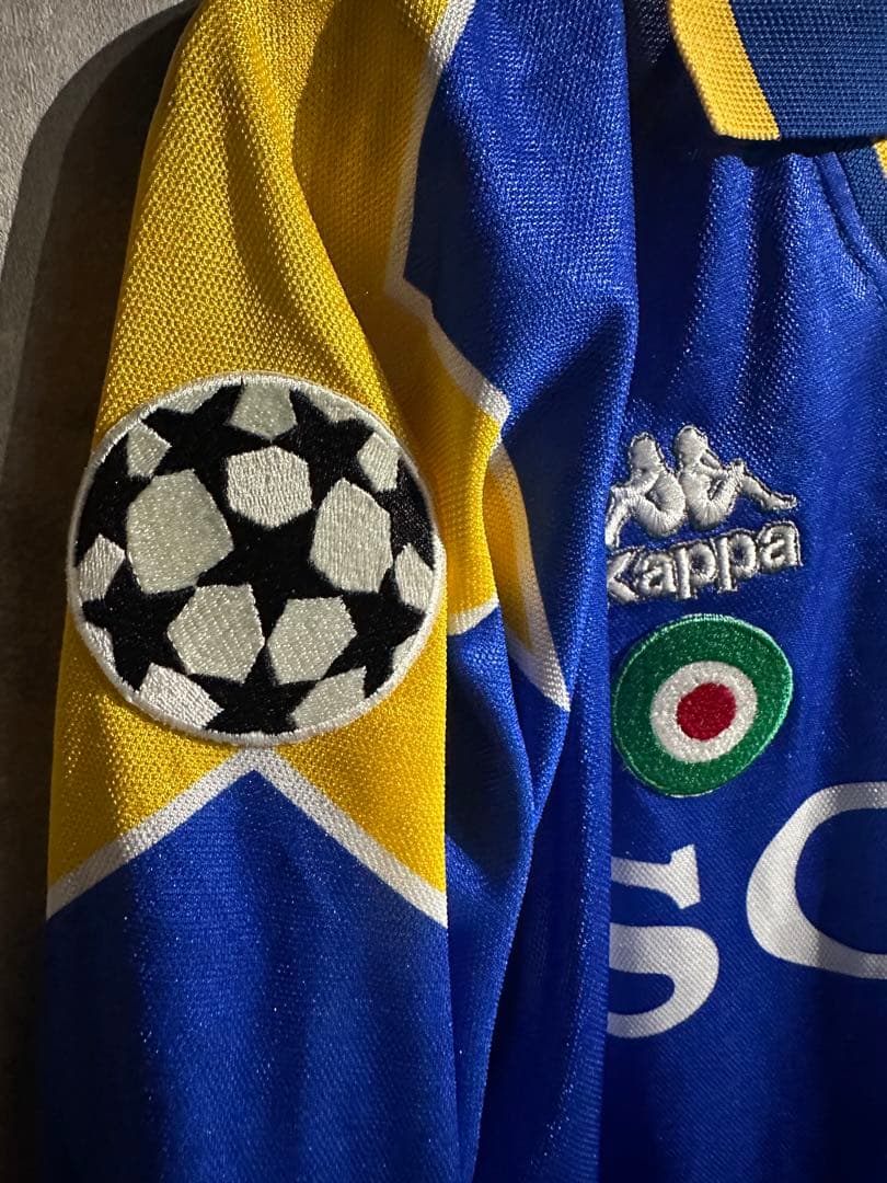 ビンテージレア‼️ユベントス‼️Kappa サッカーシャツ 青