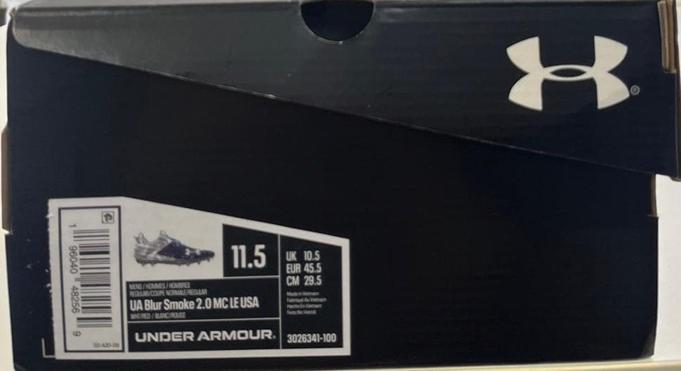 新品 アンダーアーマー ブラースモーク 2.0 MC LE 29.5cm