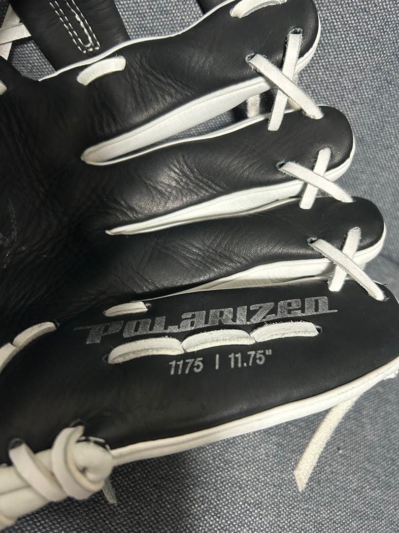 NIKE 硬式グローブ ホワイト/ブラック 11.75 ベルト部加工 USモデル