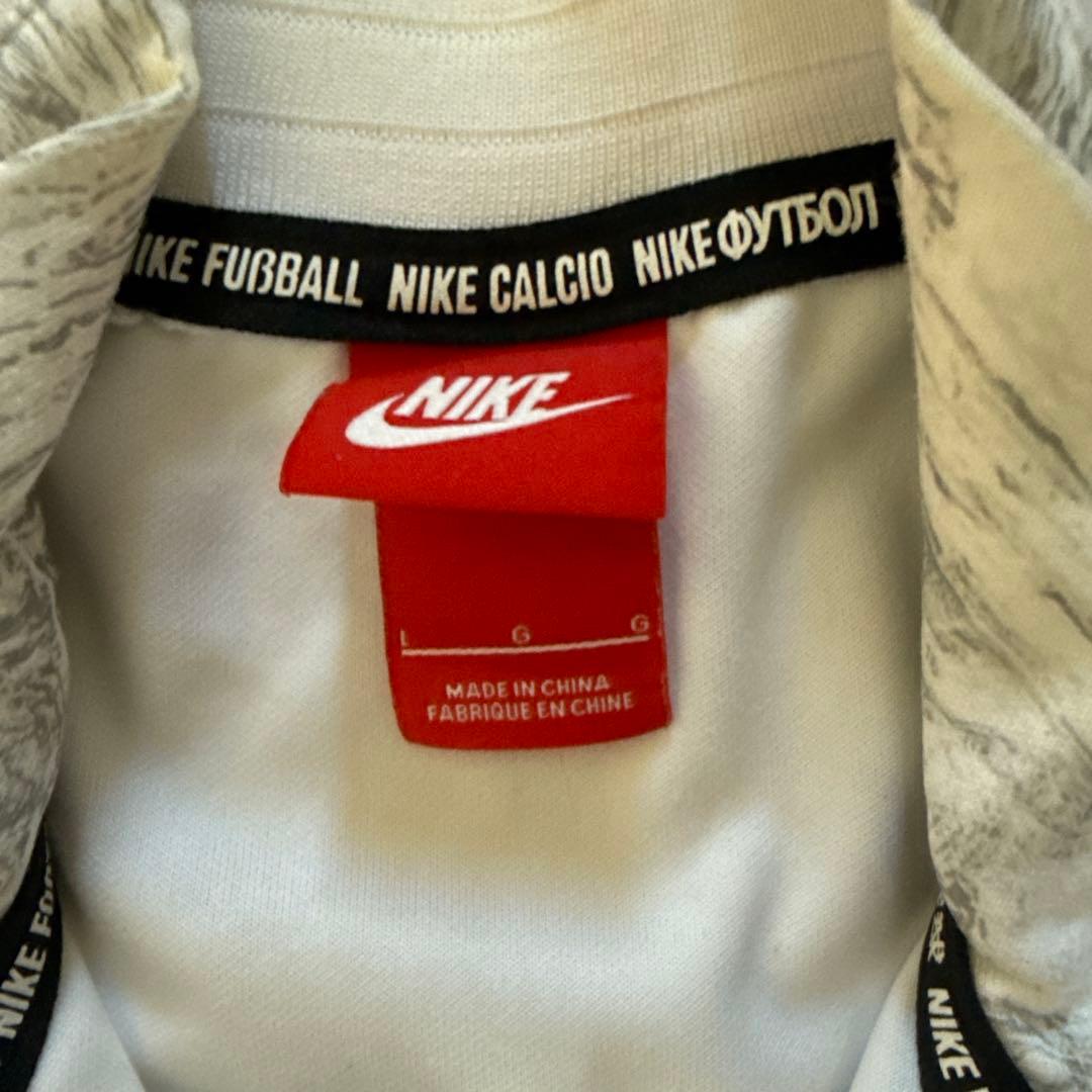 NIKE.FC 大理石柄　白ジャージ