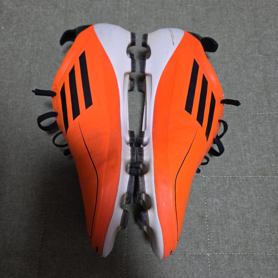アディダス サッカーシューズ オレンジ　F50