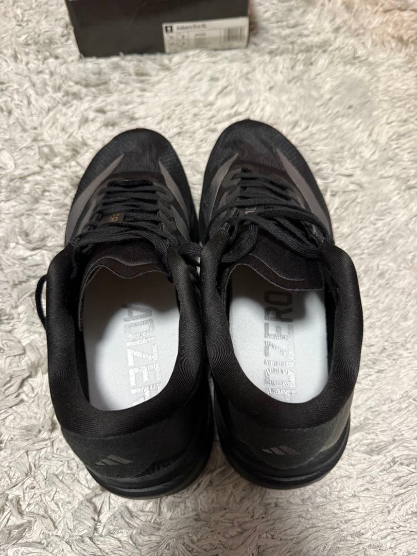 アディゼロ ADIZERO evosl ブラック✖️シルバー　27.5cm