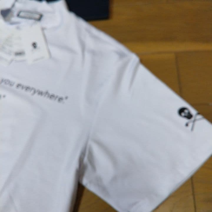 ⭐新品未使用⭐MARK&LONA⭐ メンズ⭐半袖モック⭐白⭐LL⭐