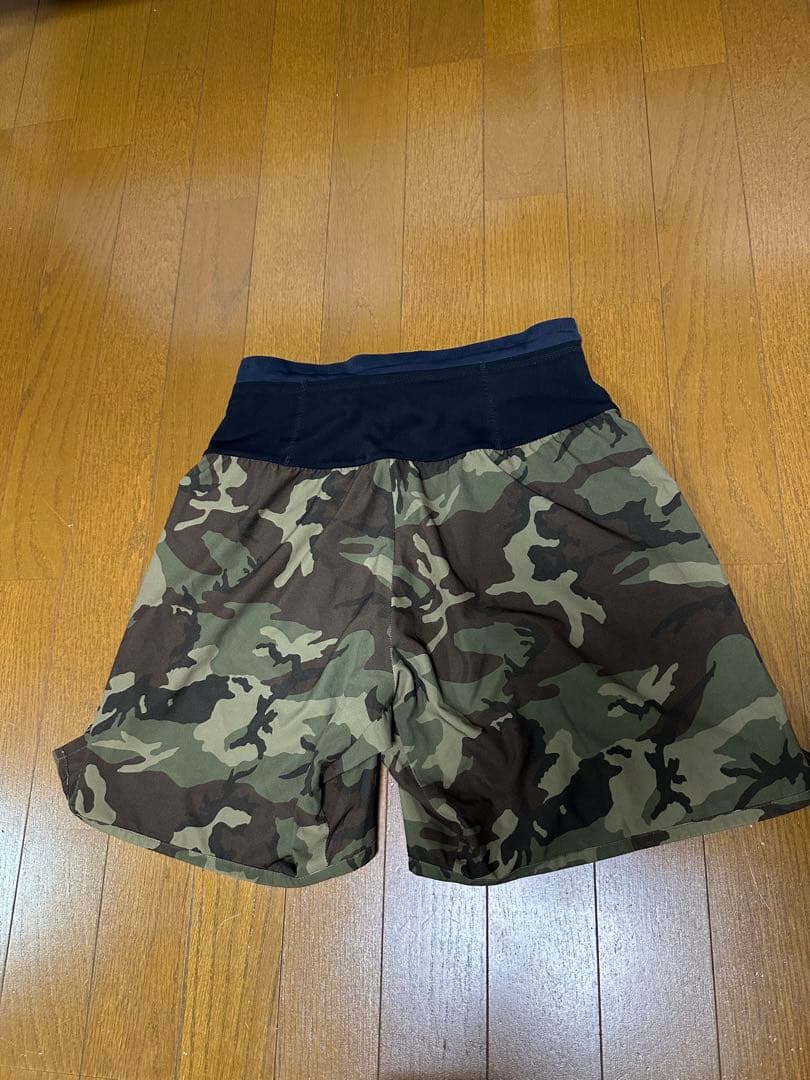 【ノースフェイス】ランニングショーツ トレイルランショートパンツ M迷彩 カモ