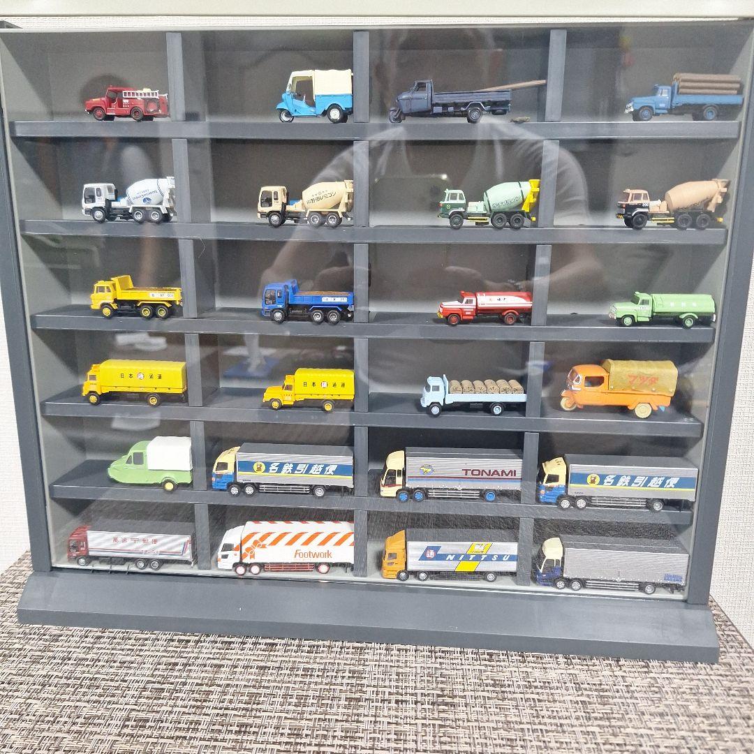 ミニカーセット 24台収納棚付き