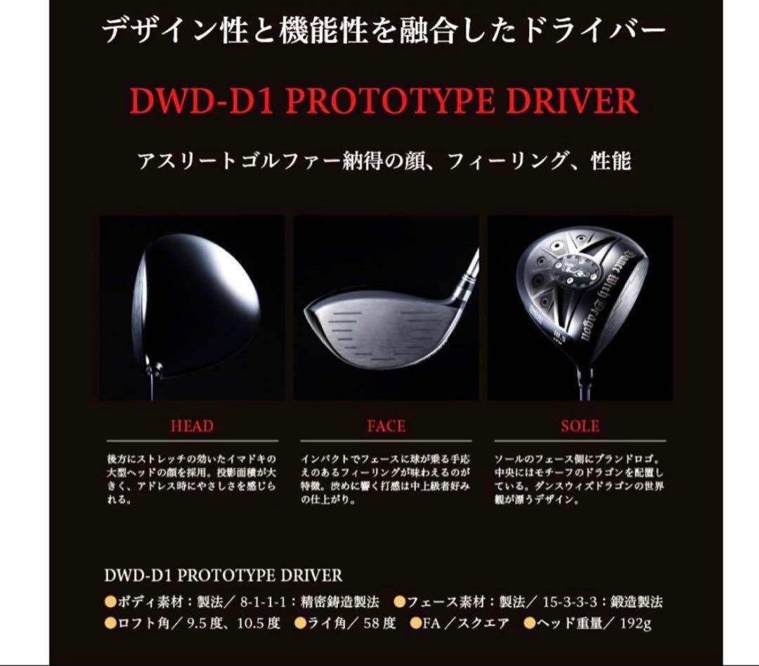 レア品特価ダンスウィズドラゴンD1 PROTOTYPE D10.5