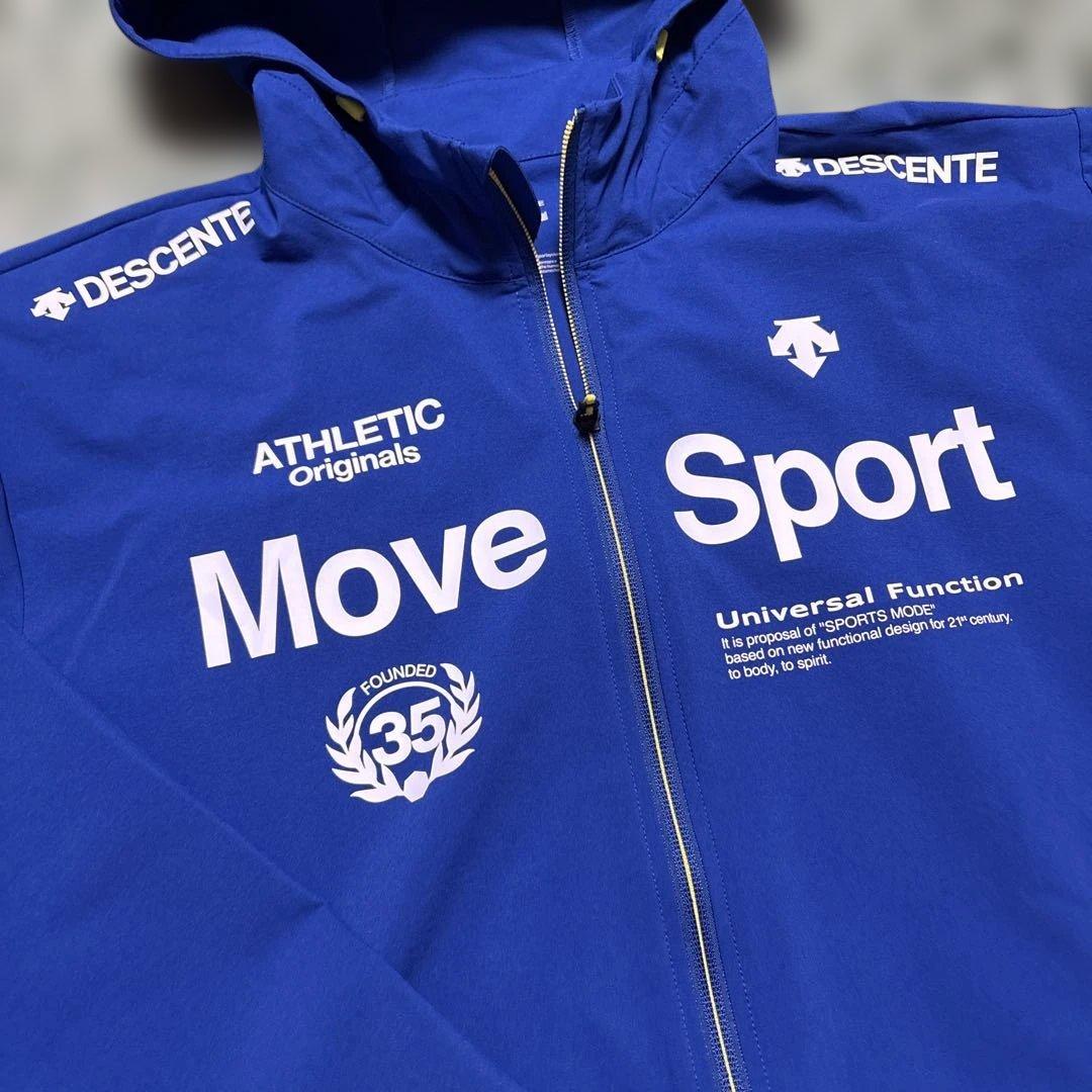 DESCENTE Move Sport アウターフーディ RブルーXO