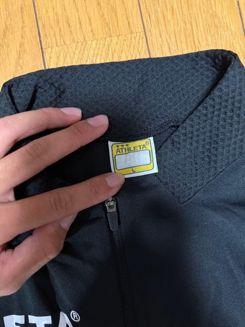 ATHLETA 黒 セットアップ L