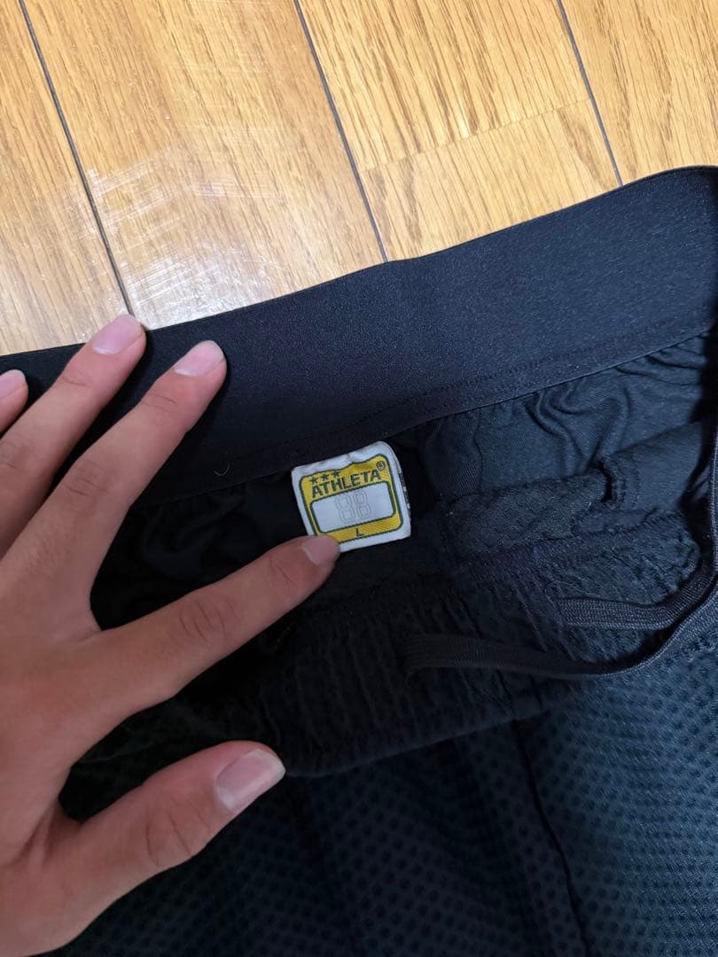 ATHLETA 黒 セットアップ L