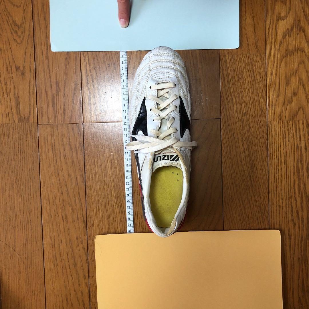サッカースパイク　MIZUNO　ミズノ　モレリア　28cm 白　赤　黒