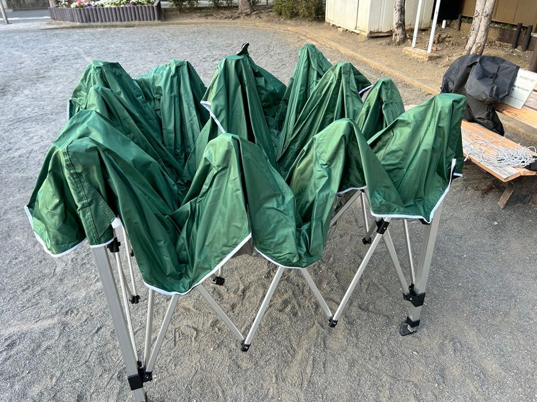FIELDDOORタープ2.5m✖️2.5m サイドシート2枚つきUVカット耐水