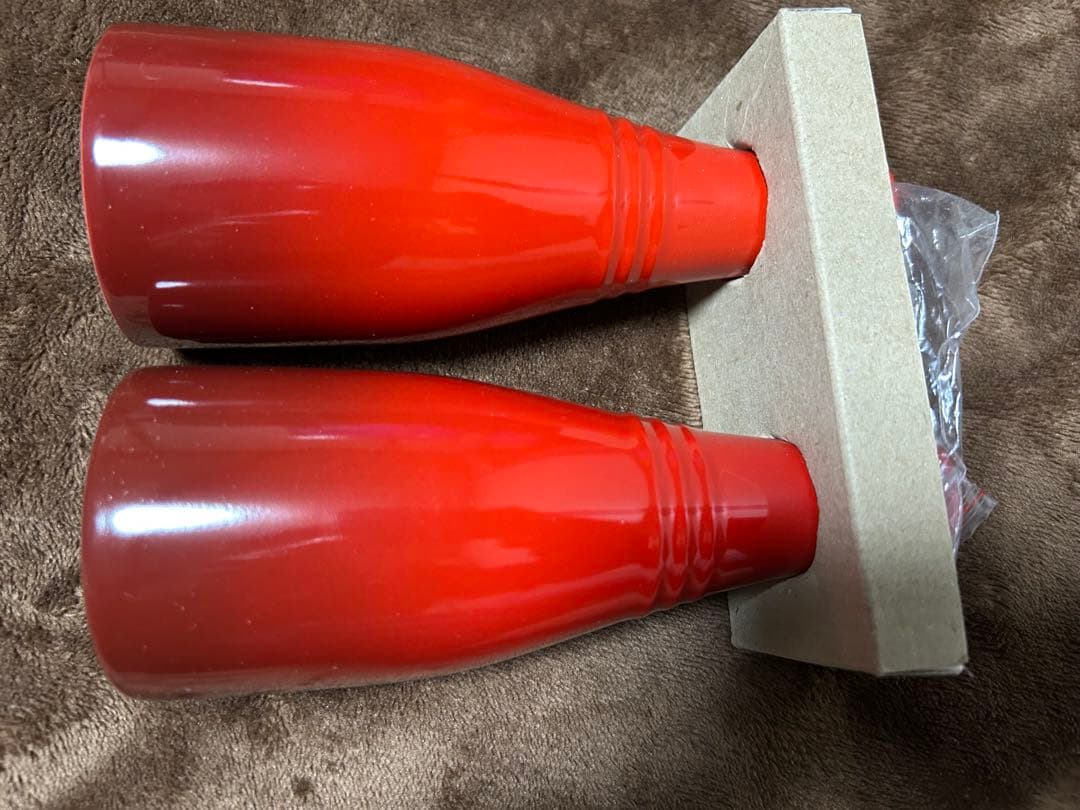 【新品】LE CREUSET ル・クルーゼ　オイル&ビネガーセット　赤