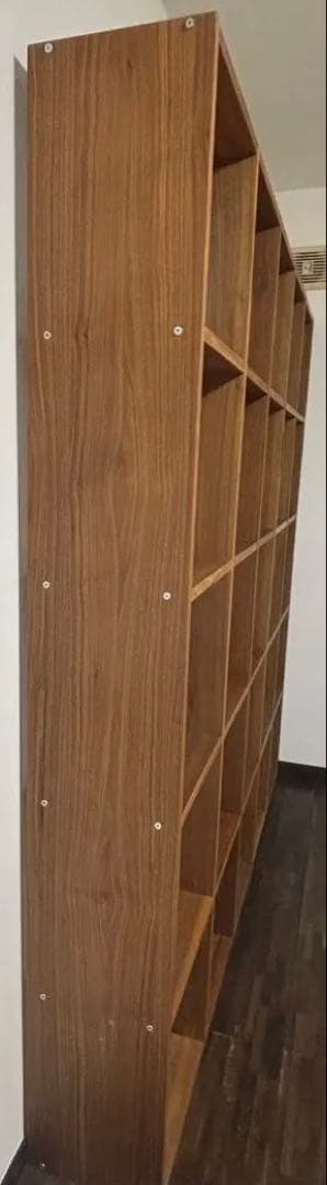 無印良品　スタッキングシェルフ　5段×5列　ウォールナット