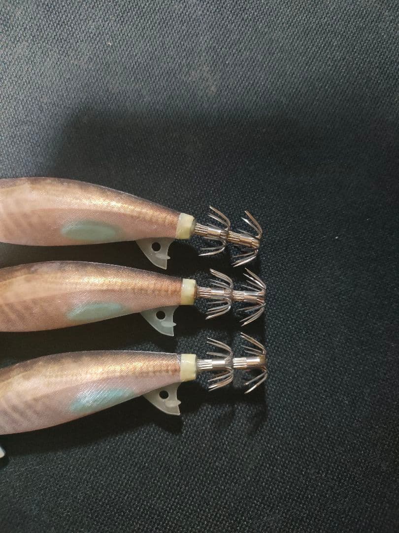 （極美品/美品）エギ王tr3.5号 30g 金アジ ラトル入り 3本セット
