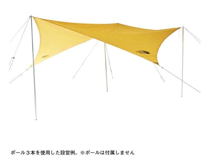 新品 ノースフェイス スタープ5 サフランイエロー Ⓗ
