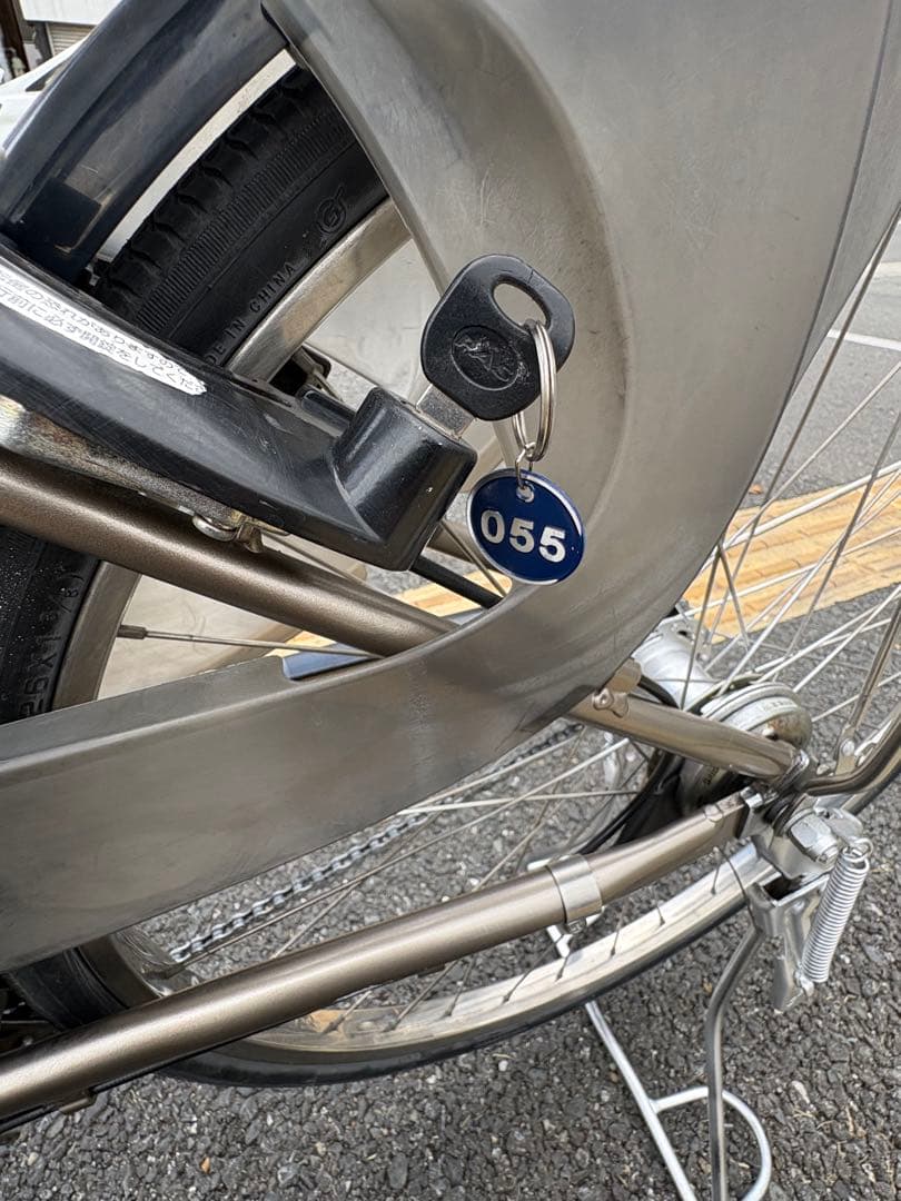 中古YAMAHA電動アシスト自転車　8.7Ah 大阪　055