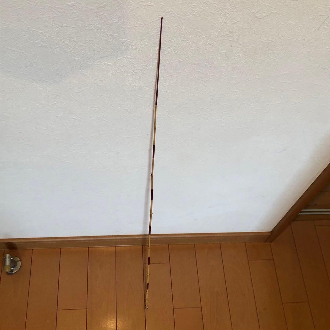 手作りタナゴ竿　竹筒付き