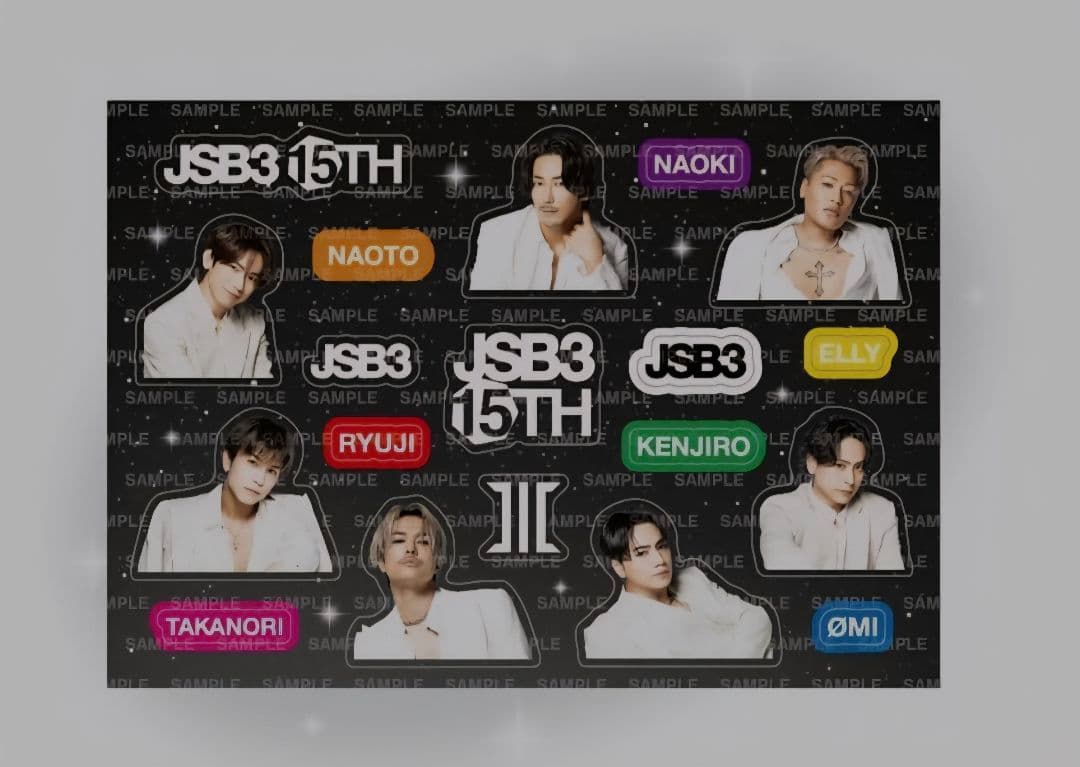 JSB3 15TH 2026カレンダー SEASON'S GREETINGS