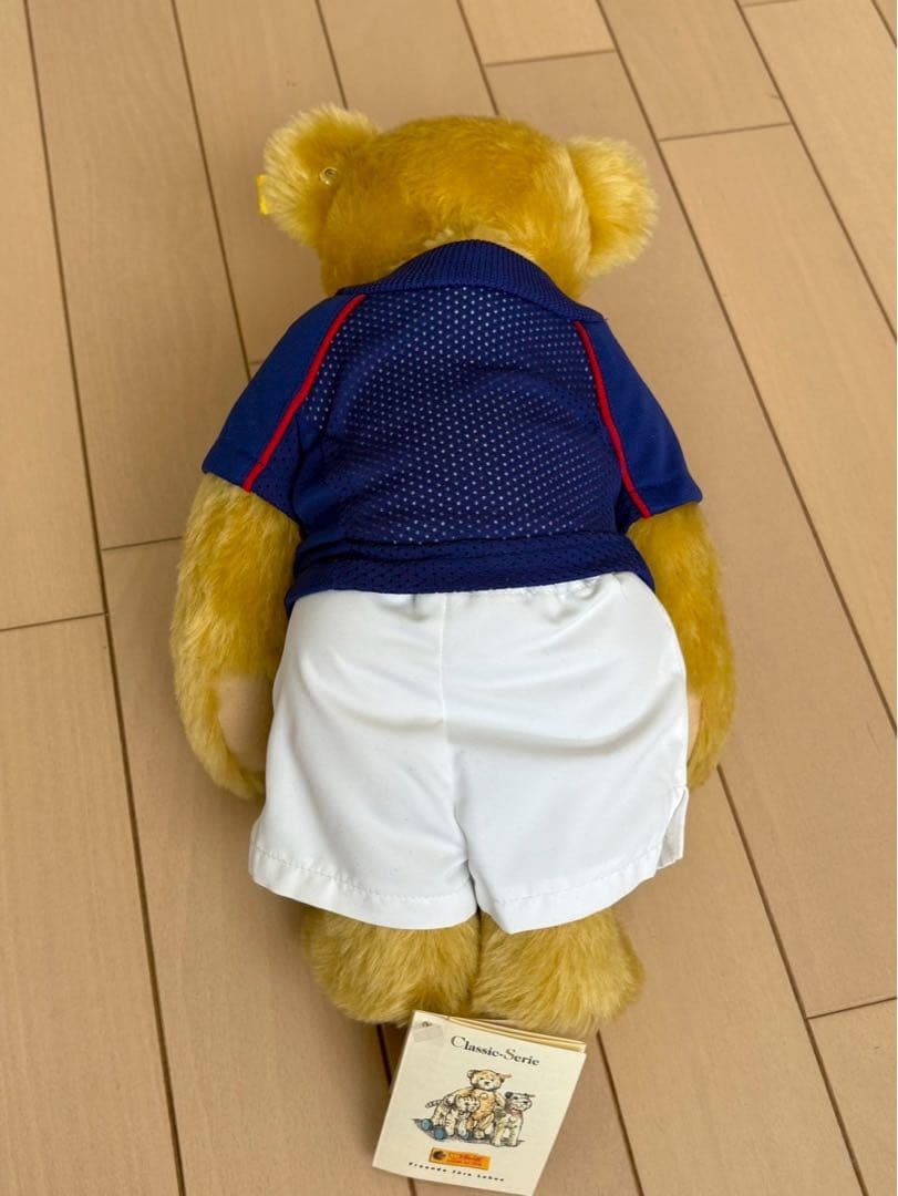シュタイフアディダスコラボテディベア、日韓ワールドカップ2002 非売品　美品