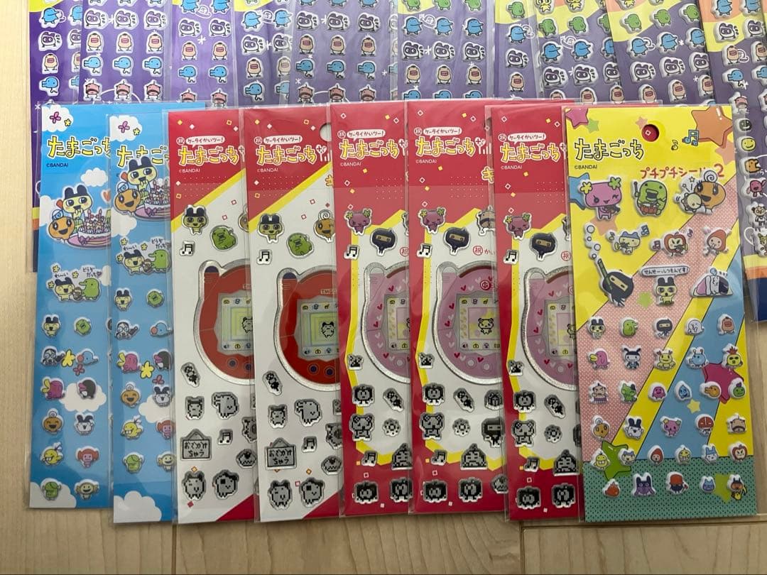 たまごっちプチプチシール　キラキラシール　47枚まとめ売り