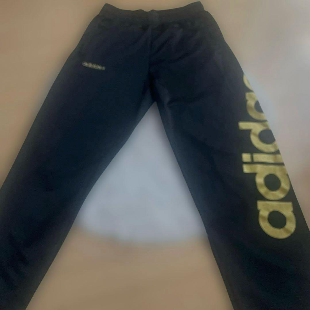 adidas NEO黒 金　トラックジャケット ジャージ セットアップ