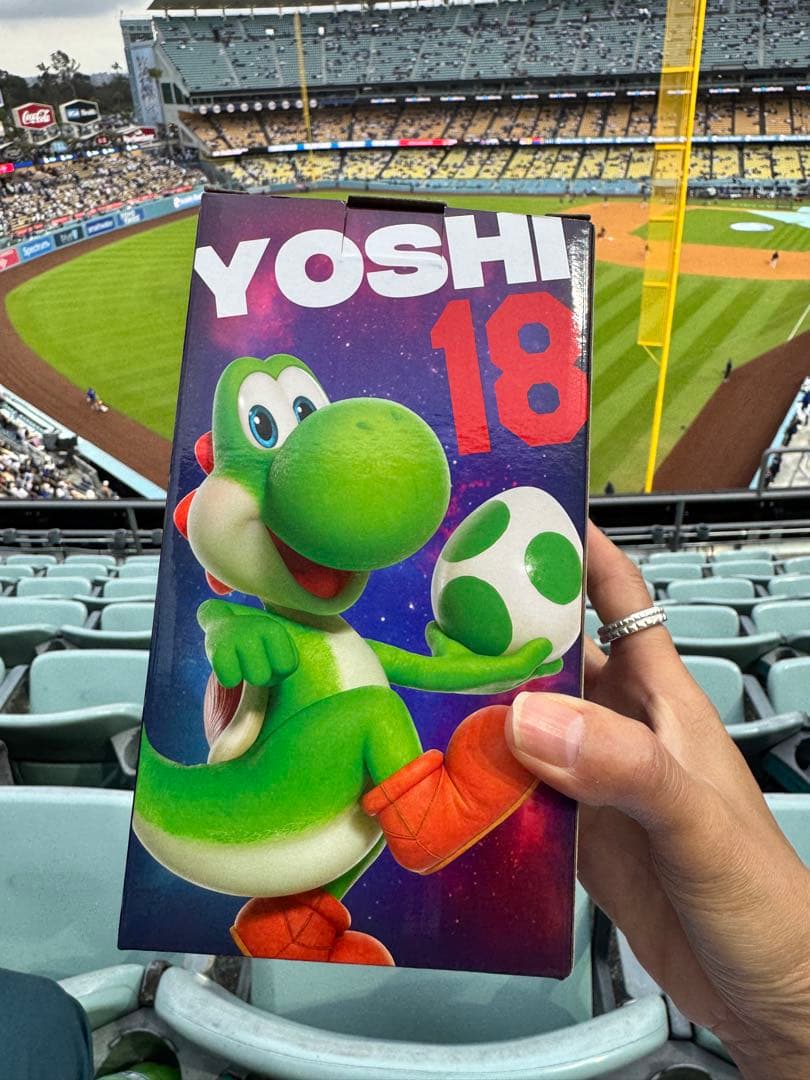 ドジャース　山本由伸　マリオ　ヨッシー　ボブルヘッド　来場者限定　新品