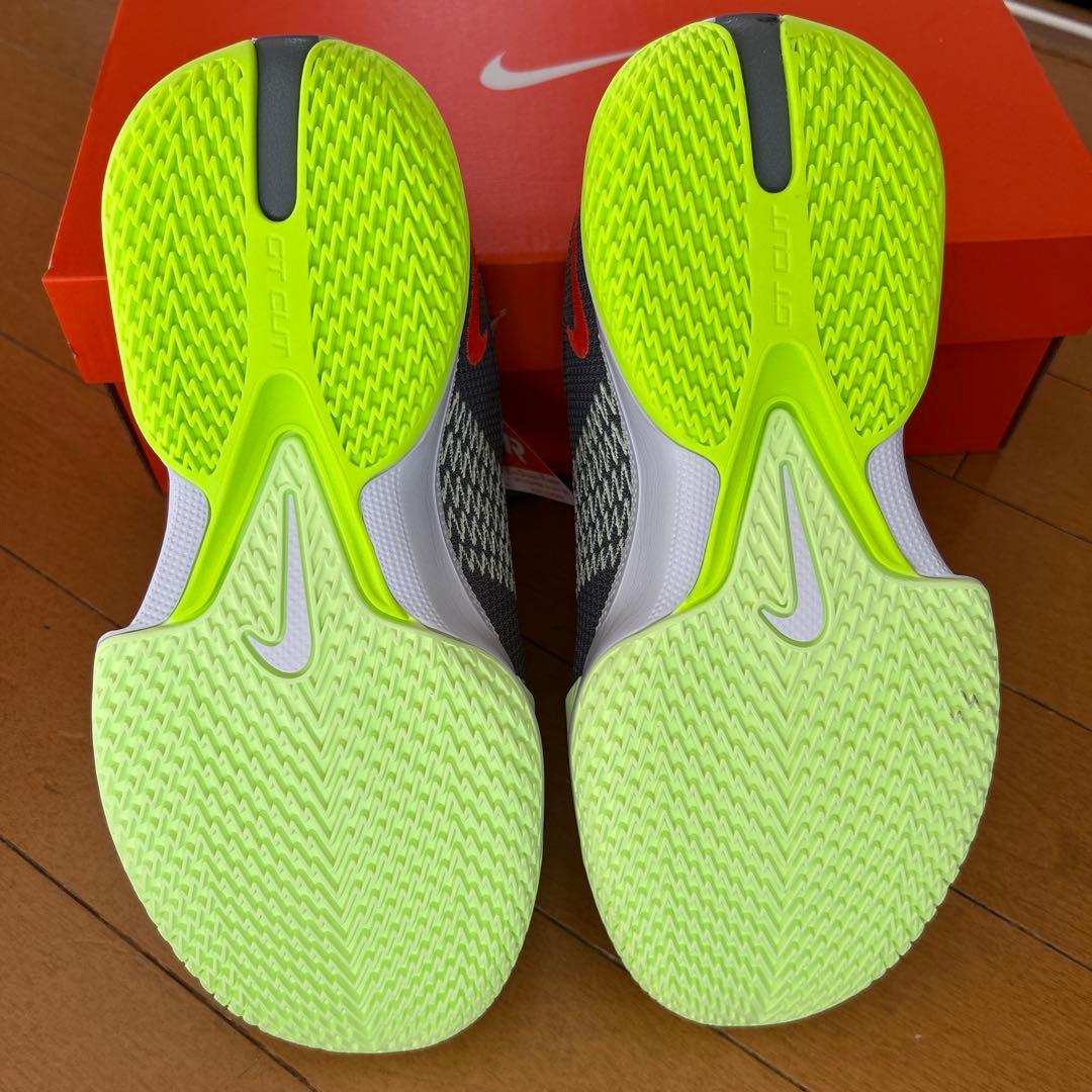 Nike バスケットボールシューズ グレー/ライム US 10.5