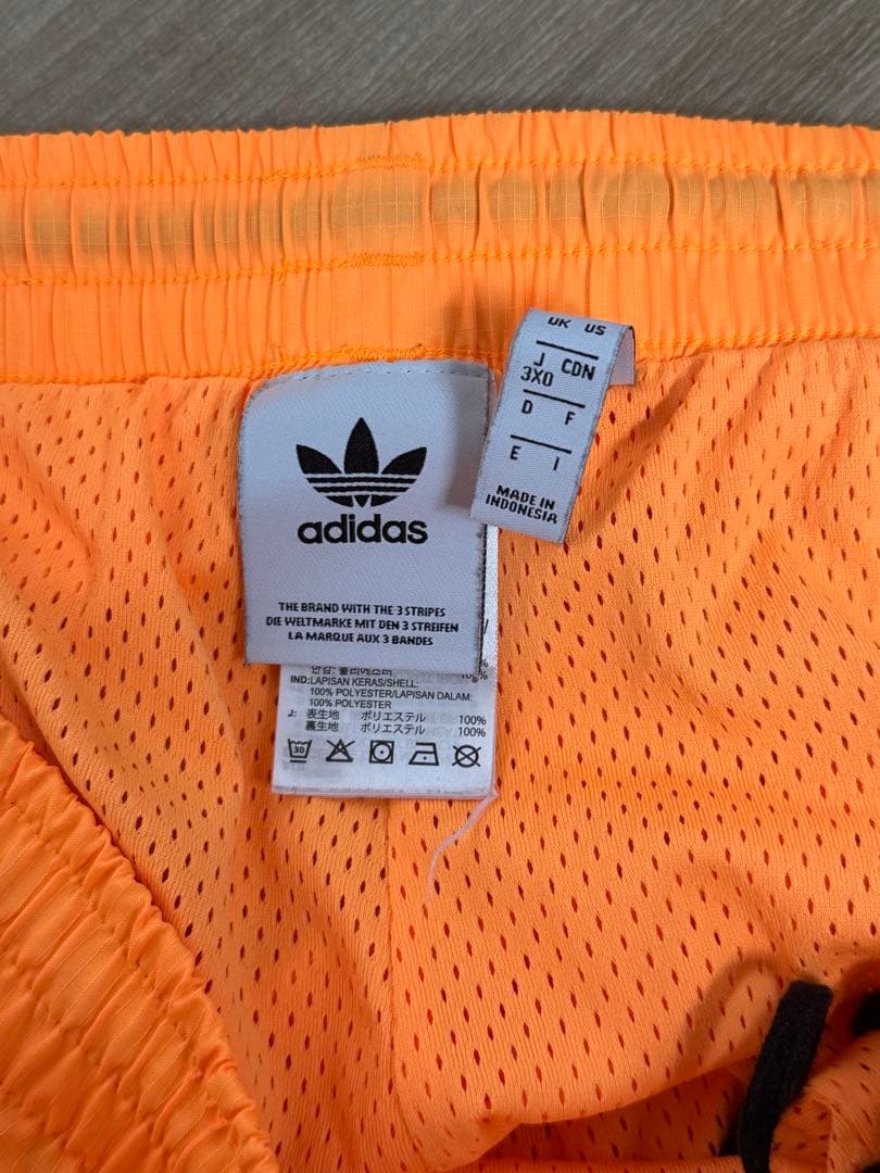 adidas ジャージパンツ 3XOサイズ オレンジ/ブラック
