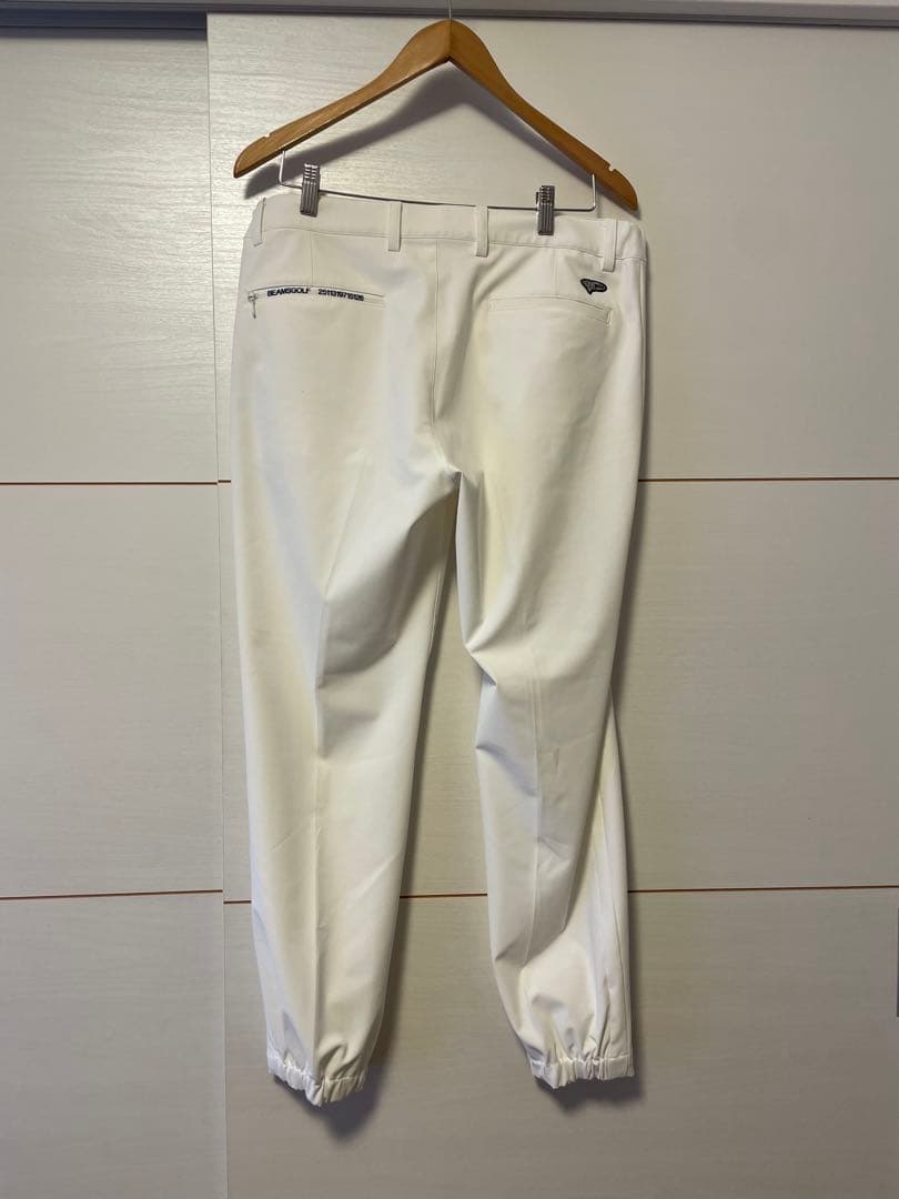 【美品】ビームスゴルフ　BEAMSGOLF パンツ　ホワイト　メンズ日本製　50